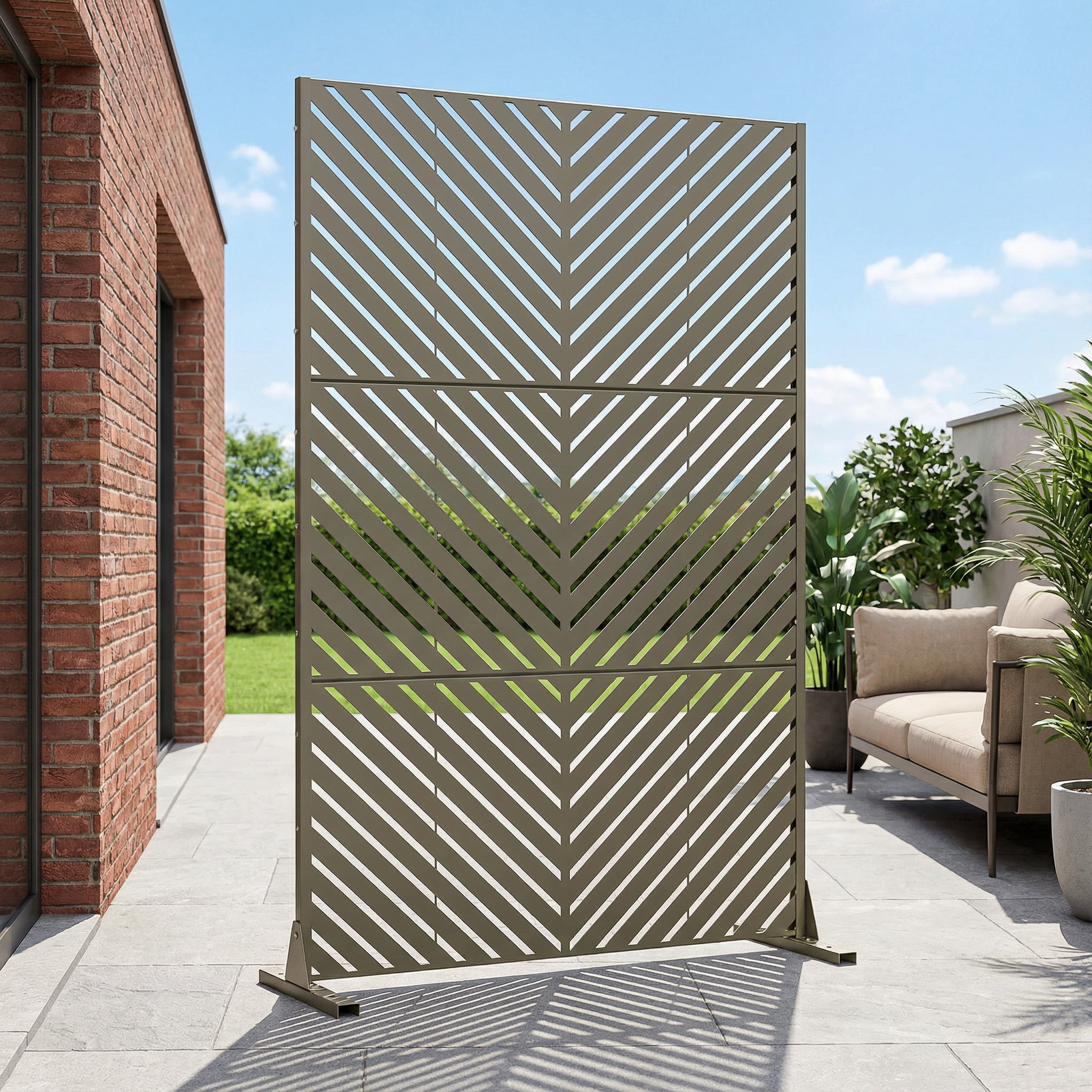 Privacy Metal Screen Fence Panel