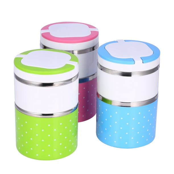 Mgaxyff Thermal Lunch Box 1 3 Layer Thermal Food Container With Stainless Steel Insulation Hot Walmart Com Walmart Com