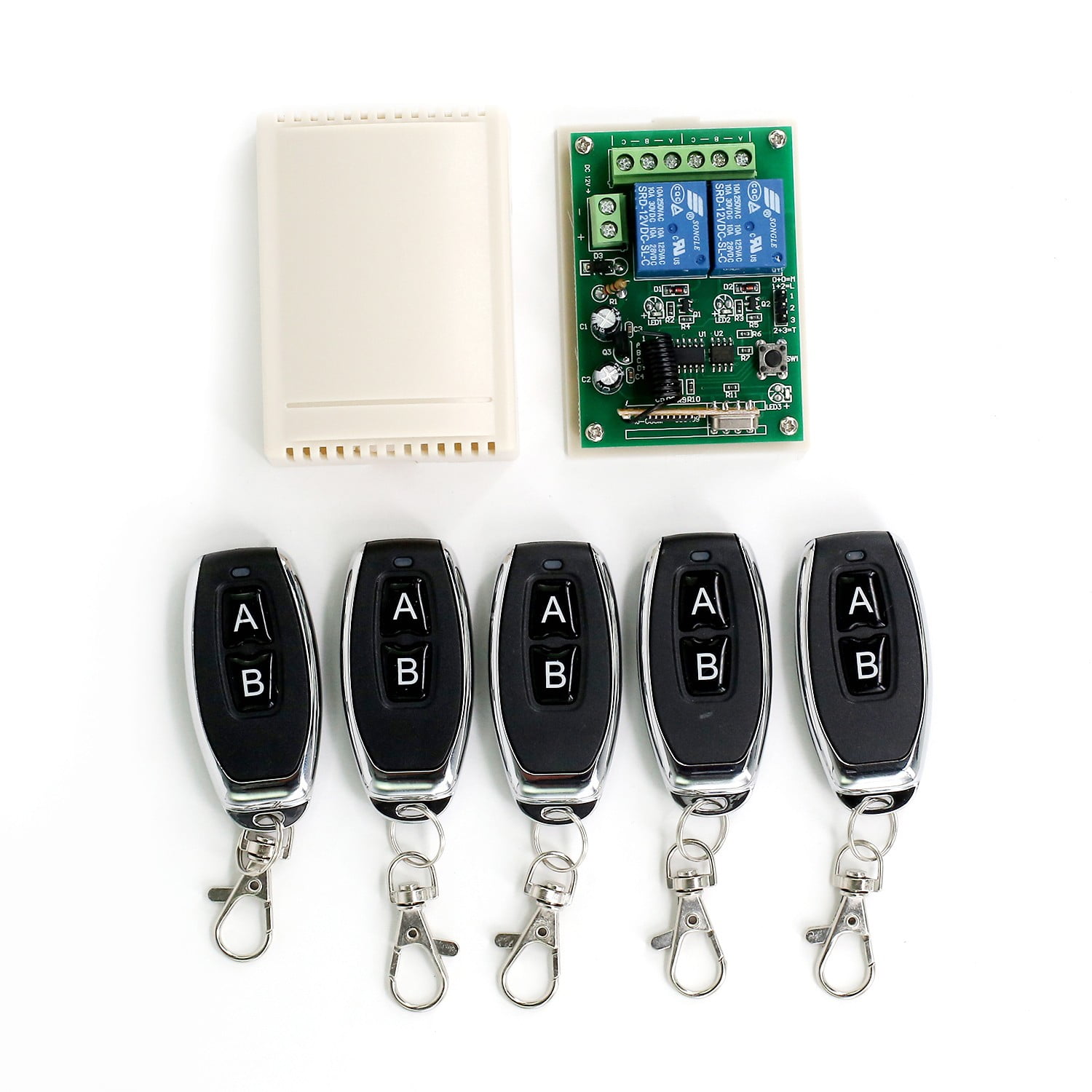 Wireless Door Garage Door Opener Remote Control Switch Receiver Transmitter Kit Walmart Com