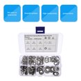 thumbnail image 3 of Mobutofu 200pcs Flat Washers Kit Stainless Steel for Vibration Load and Tightening Tasks, 3 of 4