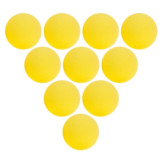 MEIBUTYUP 10Pcs Yellow Sponge Balls Soft Performance Props for Magician DIY Tricks and Party Events