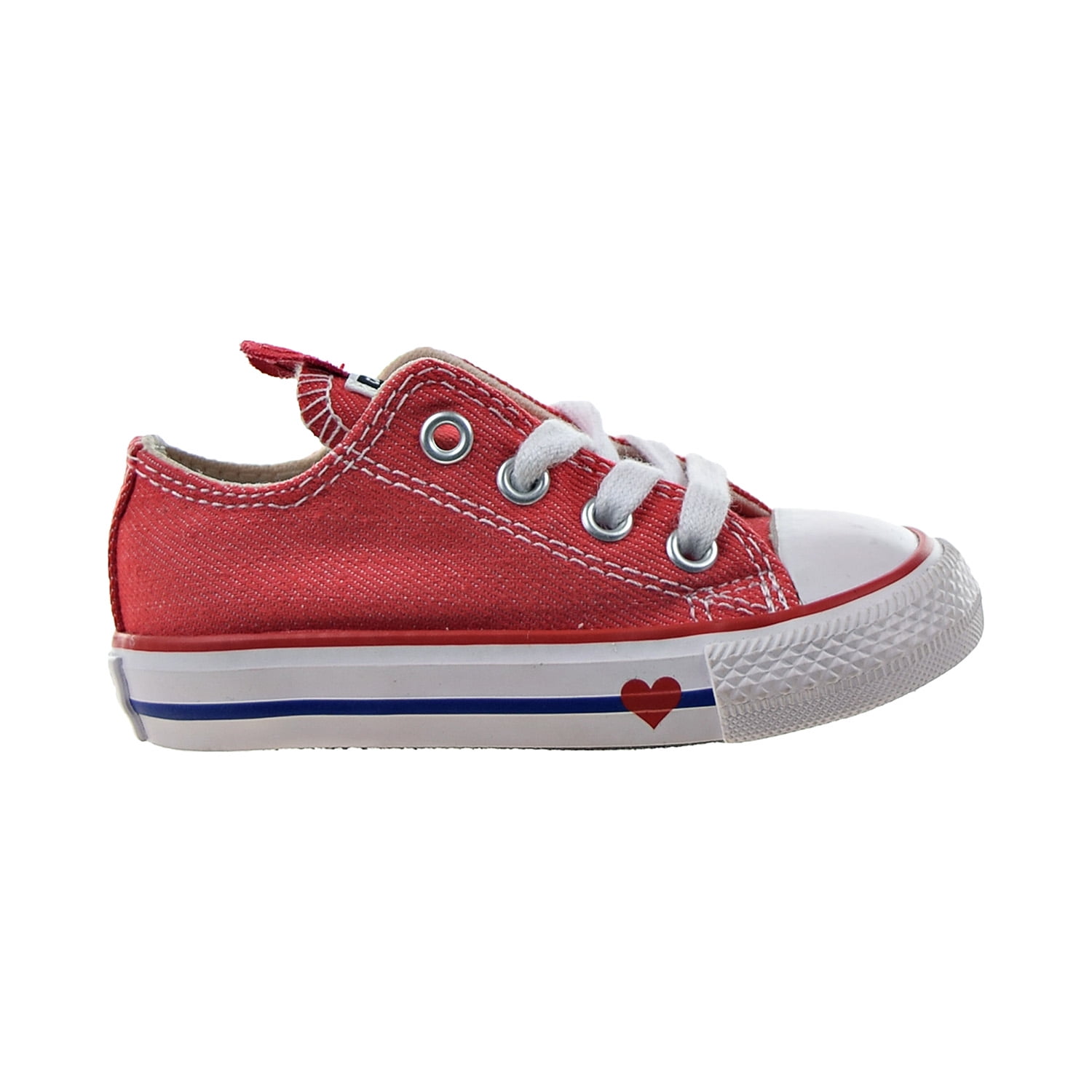 Converse Chuck Taylor All Star Ox Denim Love Toddlers' Shoes Sedona Red-Blue  763568f 