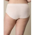 thumbnail image 2 of Playtex Tummy Smoothing Hipster Underwear Pack, Moisture-Wicking, 3-Pack (Plus Sizes) Vint Mauve/Black/Heirloom White Dot L Women's, 2 of 4