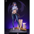thumbnail image 2 of RWJDXD Chemises Décontractées d'Été pour Femmes Mode Urbaine Manches Courtes Crop Tops Imprimé Chat Hello Kitty Col Rond Ajusté T-Shirts, 2 of 5