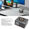 thumbnail image 3 of Estación De Carga Inalámbrica USB De 100 W 8 Puertos USB, QC3.0/PD Cargo Rápido Para Teléfonos Herramientas USB, Multi Dispositivo Smart IC Desktop Organizer Hub, 3 of 7