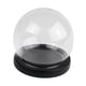 thumbnail image 4 of Cúpula de cristal para exhibición, tarro de bola con base de madera, caja de globo de cristal vacía para Base plana negra, 4 of 9
