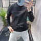thumbnail image 3 of Sudaderas para hombre Jersey Ropa de hombre Sudadera negra sin capucha Top bordado Empalmado Invierno Lujo Ropa de calle Overfit Una pieza, 3 of 5