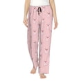 thumbnail image 1 of Balery Pig Polka Dot Pantalones de pijama para mujer, pijamas ultraligeros, pantalones de estar por casa-X-Large, 1 of 6