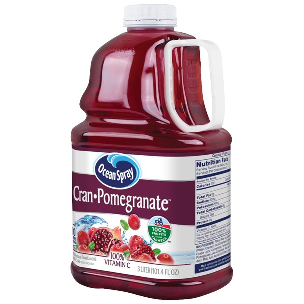 Ocean Spray Cranberry Pomegranate Juice Drink, 101.4 fl oz - Walmart.com