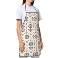 thumbnail image 3 of Naloa 1Pack Adjustable Bib Apron Waterdrop Resistant Cooking Kitchen Aprons for Women Men Chef, Anchors with Rope Print, 3 of 8