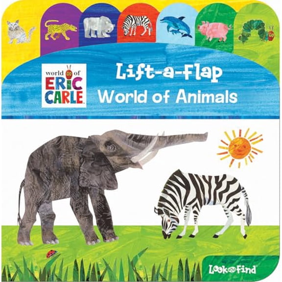 Pre-Owned World of Eric Carle: World of Animals Lift-A-Flap Look and Find (Board book) 1503755673 9781503755673