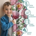 thumbnail image 3 of Blackout Kids Curtains,Pioneer Flower Floral Print Pattern Childrens Insulated Curtains Set Of 2,Bedroom Essentials,Toddler Room Decor 42"x63", 3 of 5