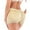 Beige, variant on FANNYC Women Seamless Butt Lifter Panties Padded Shapewear Control Panties Enahncing Body Shaper Boyshort Underwear Briefs Up To Size 3XL,Black /Beige