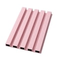 thumbnail image 1 of Panel Decorativo WPC 3D Tipo Lambrín Rosa Claro 12 Piezas 1m x 16cm Pared Interior, 1 of 6