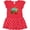 Red and Polka Dot, variant on Inktastic Cute Dinosaurs Girls Baby Dress