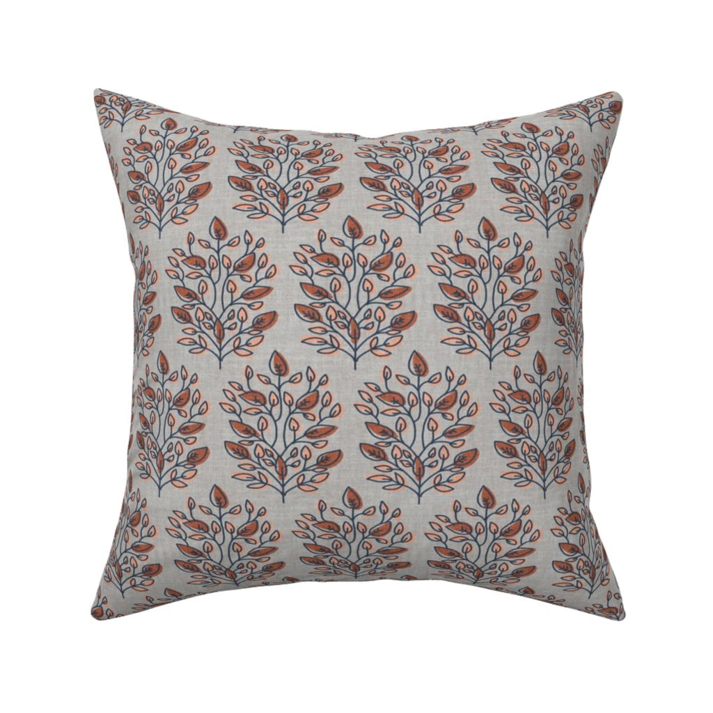 Chrysanthemum Chinoiserie Throw Pillow Cover w Optional Insert by Roostery 