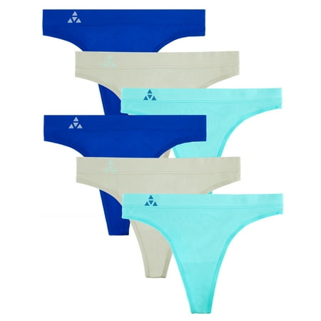 

Balanced Tech Women s Seamless Thong Panties 6-Pack