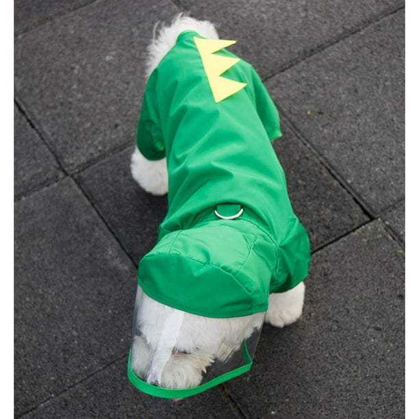 Chubasquero para perros, chubasquero para perros, impermeable, para perros, con sombrero , para proteger de lluvia para perros mediano Colco impermeables para cachorros