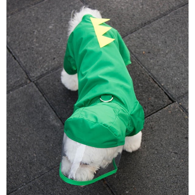 Chubasquero para perros, chubasquero para perros, impermeable, para perros, con sombrero , para proteger de lluvia para perros mediano Colco impermeables para cachorros