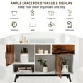 thumbnail image 4 of Costway Armoire de Rangement Buffet avec Présentoir Étagères Portes et Tiroirs Buffet Moderne, 4 of 10