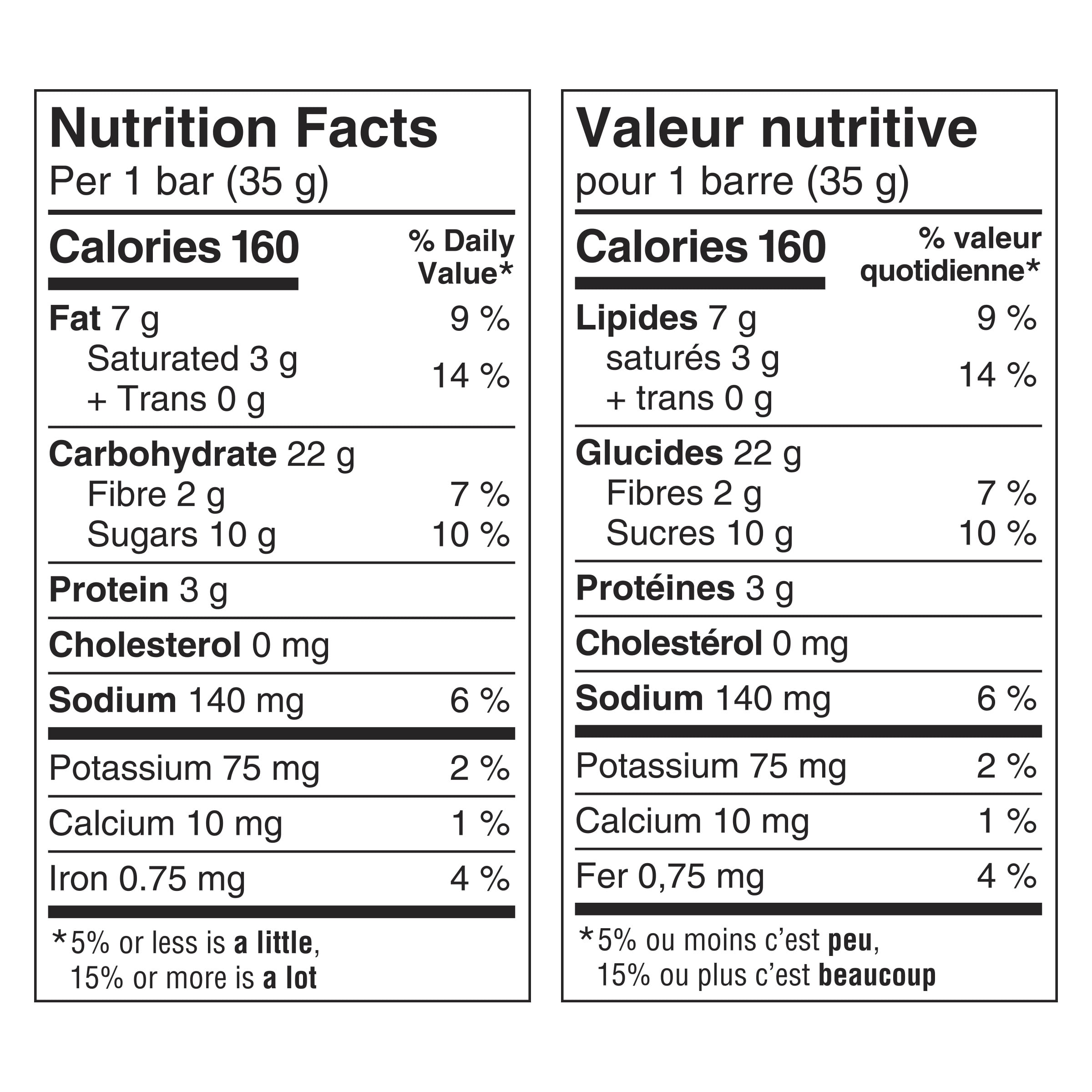 Val Nature Barres Granola, Sucrées et Salées, Saveur Caramel Salé et Chocolat, Format Économique, 6 Barres 6 barres x 35 g, 210 g