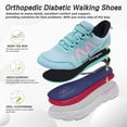 thumbnail image 6 of Women's Orthopedic Wide Walking Shoes: Comfortable Arch Support Orthotic Slip On/Off Sport Running Sneakers, Casual Athletic Shoes, 6 of 9
