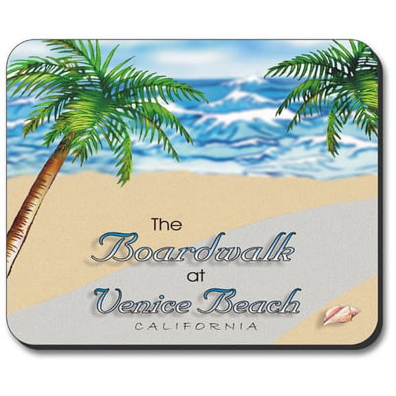 Art Plates Mouse Pad - The Boardwalk