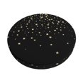 thumbnail image 1 of Disketp Star Silver Glitter Funda Redonda para Taburete, Funda de Cojín para Silla de Bar Suave y Elástica-13 inch, 1 of 7