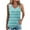 Light Blue, variant on Tank Tops for Women under $5 Plus Size Sleeveless Stripe Ruffles V-neck Casual Shirt Black L