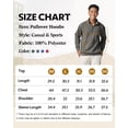 thumbnail image 5 of Y.F.H sunbest Comfort Colors Men's 1/4 Zip Collar Sweatshirts, Long Sleeve Pullover Tops, Style 1580, 5 of 5