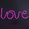 thumbnail image 4 of Innovative Unique Shape English Letter LED Light Home Bedroom Night Light Valentine's Day Gift, 4 of 14