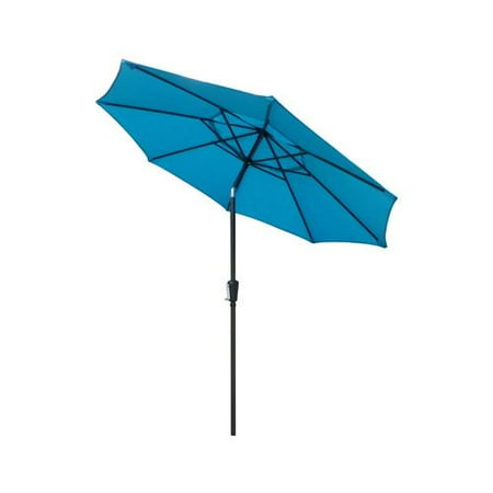 Team Umbrella - March Products ECO908D709-P33 Patio Market Umbrella, Crank Open, Steel Frame, Teal Polyester, 9-Ft.