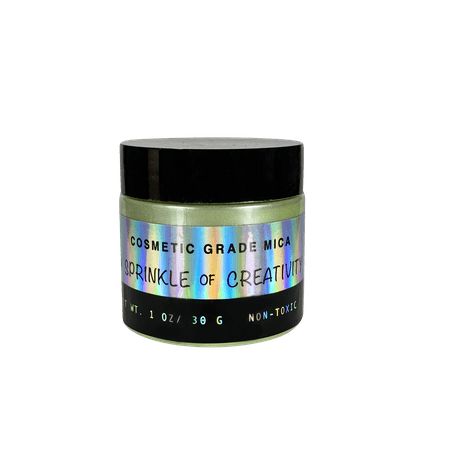 Electric Bliss Beauty, Mica Powder, Mint Green-Crafts, Cosmetics, Slime, Candles, Dye, Bath Bombs, Epoxy Resin, Soap, Clay, Nail Art, Glue, Glass and Paper DIY crafts!