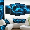 thumbnail image 1 of Vagues Bleues Fractales 3D Entourées, 1 of 3
