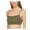 Moss, variant on Womens Ribbed Solid Bikini Swim top