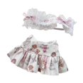 thumbnail image 4 of Accesorio de disfraz de ropa de figura de felpa, disfraces de moda, traje de vestido de muñeca y accesorios para el cabello, para 6,69 pulgadas y 5,91 Rosa, 4 of 8