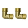 thumbnail image 4 of 2pcs Air Compressor Fittings Brass 16.5mm Male Thread Check Valve Elbow Coupler, 4 of 8