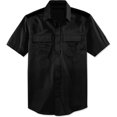 thumbnail image 1 of Sean John - Camisa de sarga con botones para hombre, color negro, XXX-Large, 1 of 1