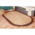 thumbnail image 3 of Chouhan Rugs Natural Jute Brown Bordered Rug Bohemian Rug Decor Rug Handwoven Rug Custom Rug Decorative Rug, 3 of 6