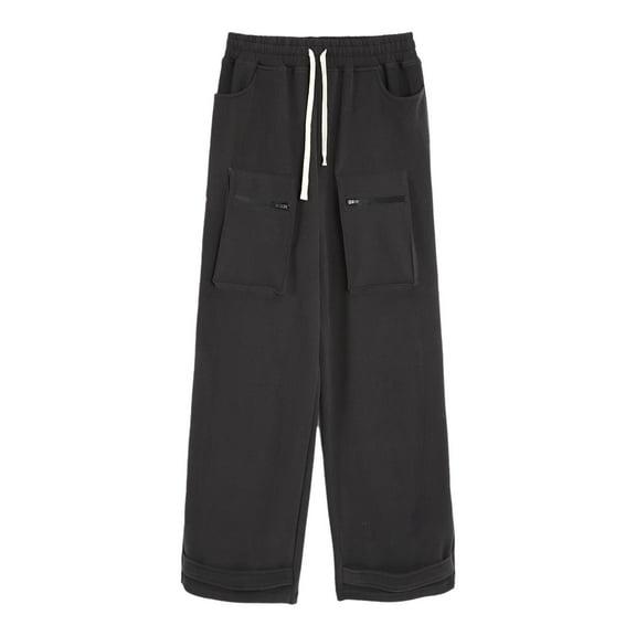 Men's Casual Pants Men's Outdoor Sports Pants Men Elastic Waist Jogger Sport Pants Sports Trousers Mens Winter Warm Long Pants Sweatpants for Men Streetwear