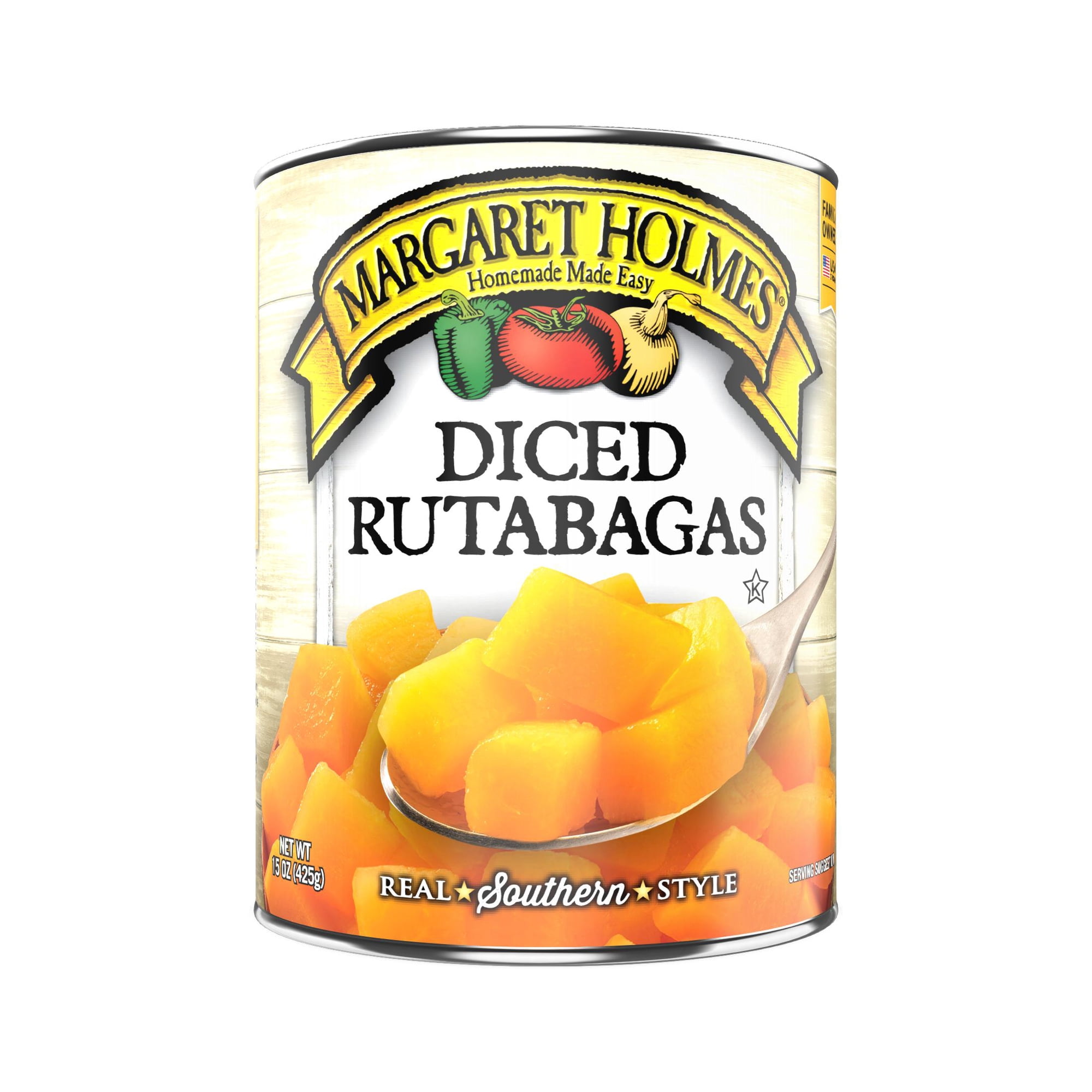 Margaret Holmes Diced Rutabagas, 14.5 oz