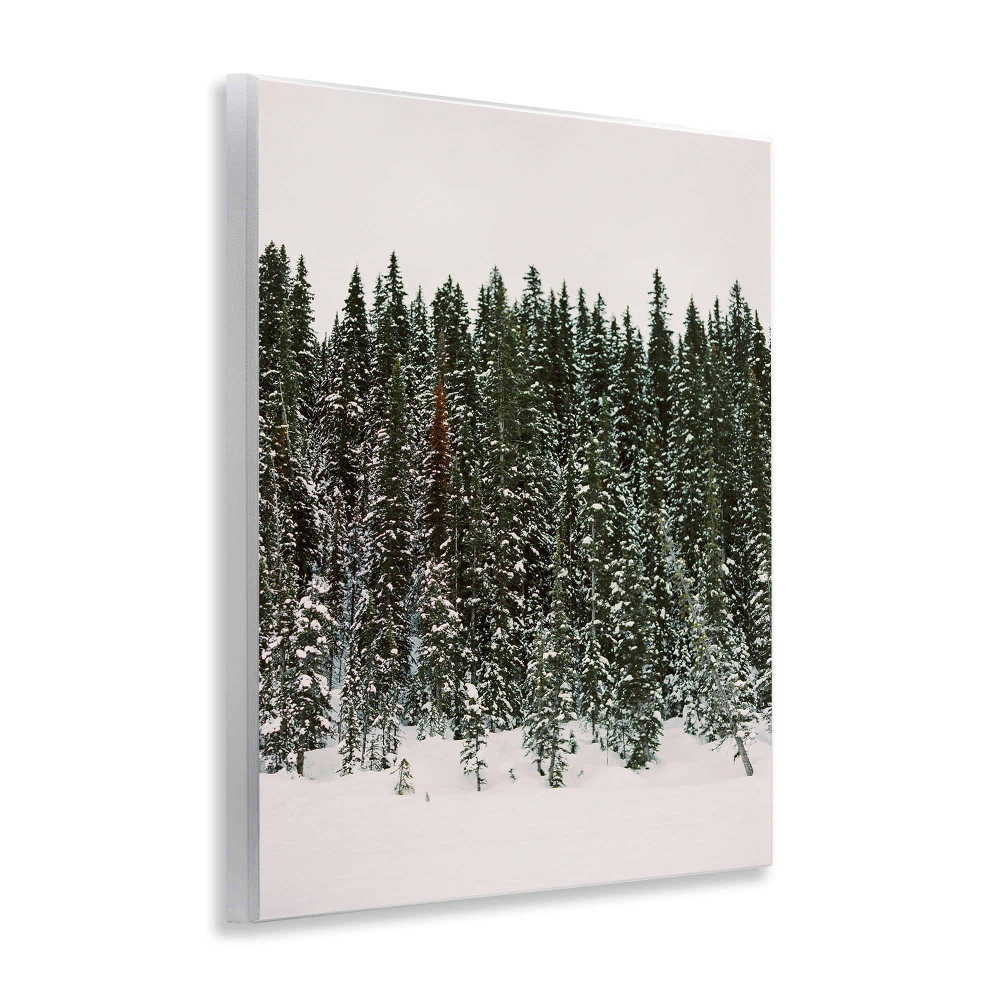 Stupell Industries Winter Forest Grove Landscape Photography Unframed Art Print Wall Art, 11 x 14