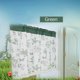 thumbnail image 4 of Cocina Café Neumático Panel de cortina Cenefas Ventana Hogar Adornar Flor de encaje ButterflyGreenA 90cmX90cm, 4 of 5