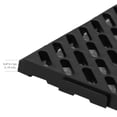 thumbnail image 3 of EasyTile 12 Pack Interlocking PVC Garage & Patio Flooring w/ Drainage, 18x18 Inches, Black, 3 of 4