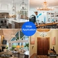 thumbnail image 6 of ENERGETIC B10 LED Filament Light Bulb,40W Equivalent,Daylight 5000K,E26 Base,300 LM,Decorative Candle Light Bulb for Ceiling Fan,Dimmable,6 Pack, 6 of 6