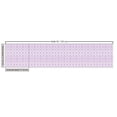 thumbnail image 3 of Ambesonne Christmas Fabric by the Yard Upholstery, Minimalist Knit Squares, 10 Yards, Pastel Purple and White, 3 of 5