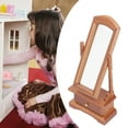 thumbnail image 1 of Espejo De Tocador Para Casa De Muñecas 1:12, Modelo De Espejo De Tocador Para Casa De Muñecas, Portátil, Compacto Y Realista, Para Coleccionistas De Casas De Muñecas, Para, 1 of 7