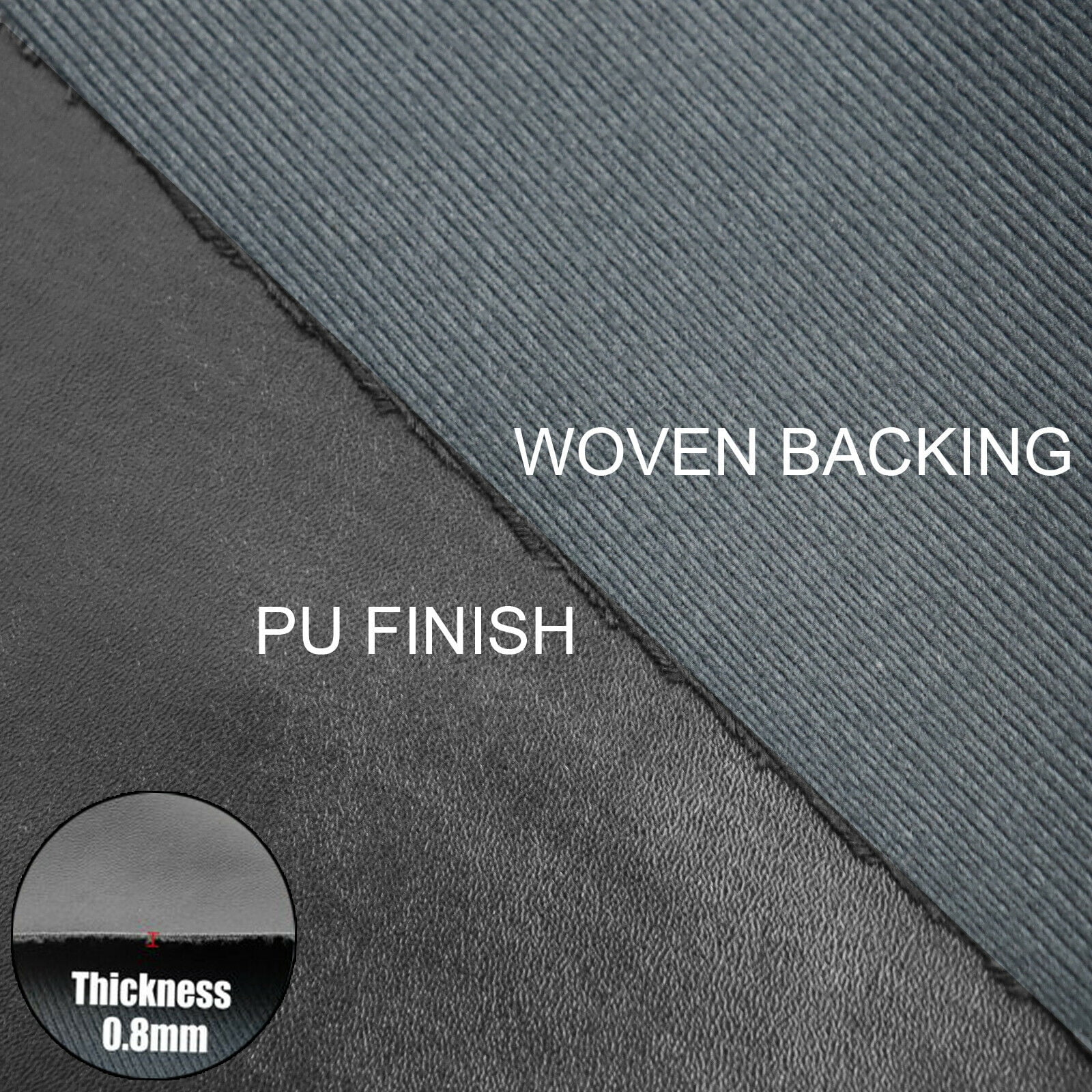 PU Leather Vinyl Fabric Synthetic Material Soft Smooth Faux Pleather  Upholstery