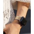 thumbnail image 3 of Correas de reloj para Apple Watch de acero inoxidable para mujer, 3 of 7