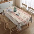 thumbnail image 2 of Rectangle Waterproof Tablecloth 60×84 Inch, Classic Bohemian Repeating Geometric Pattern Boho Reusable Indoor/Outdoor Durable Table Cover for Party Kitchen Dinner Room Decor, 2 of 5